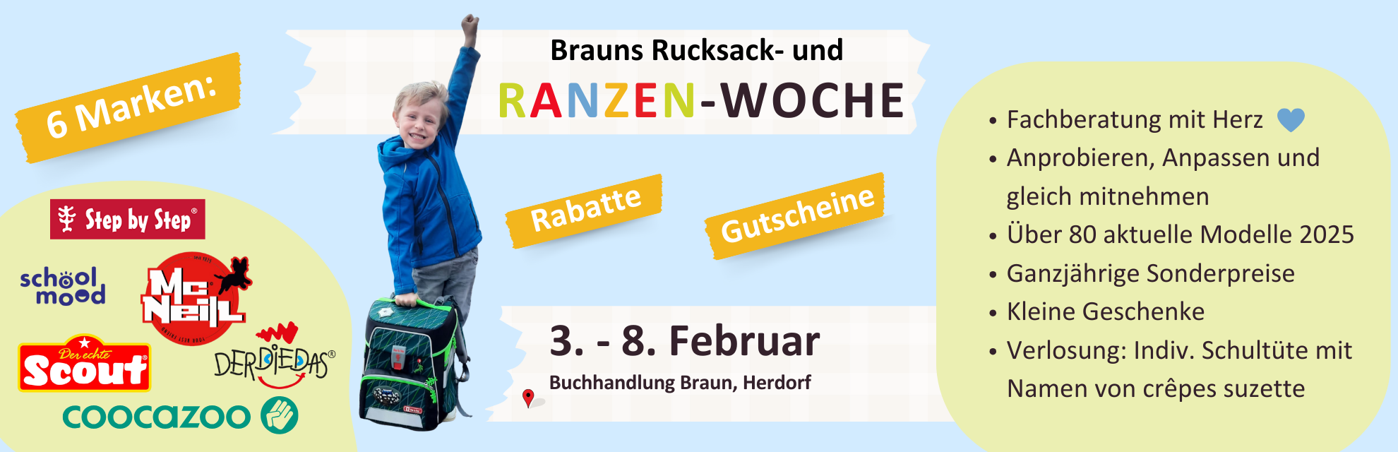 Brauns Rucksack und Ranzenwoche 2025